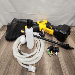 AS-IS Dewalt 20V 550 PSI  1 GPM Cordless Power Cleaner W/ 4 Nozzles Tool-Only