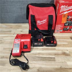 HOUSTON LOCATION - AS-IS Milwaukee 18-Volt Lithium-Ion Brushless Cordless Compact Hammer Drill/Impact Combo Kit