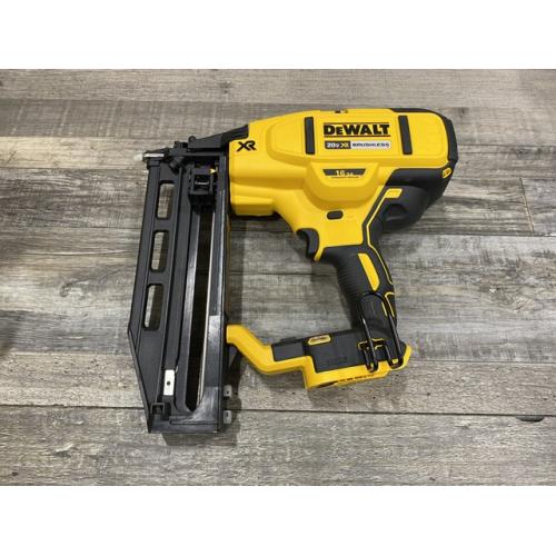 AS-IS DEWALT 20V MAX XR 16-Gauge Lithium-Ion Cordless Finish Nailer (Tool Only)
