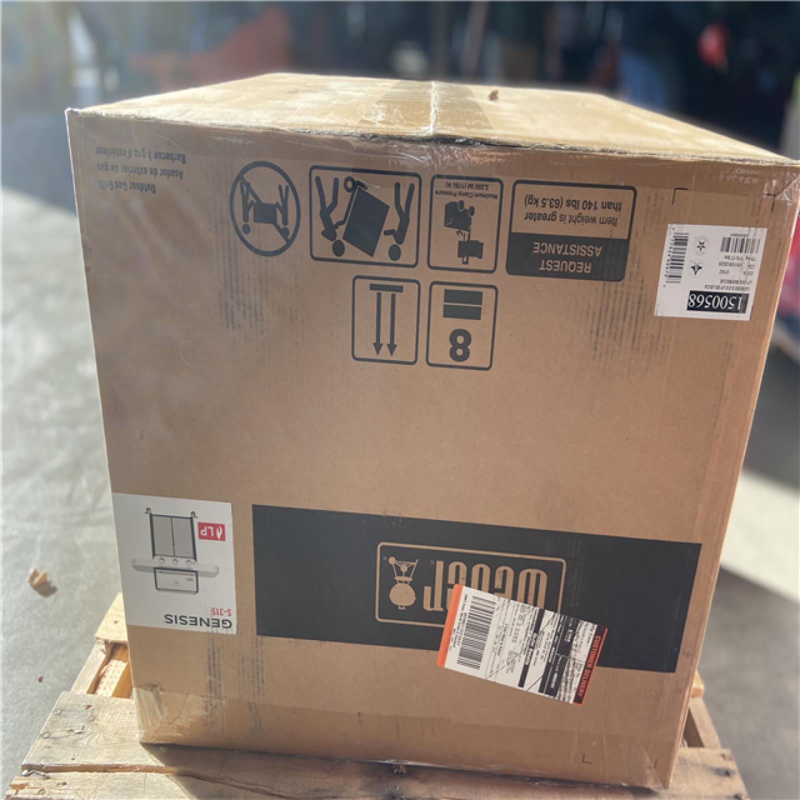 DALLAS LOCATION - Weber Genesis S-315 3-Burner Liquid Propane Gas Grill in Stainless Steel