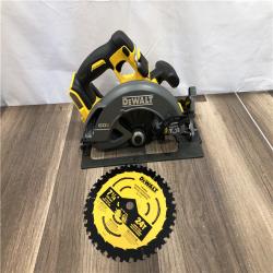AS-IS DEWALT FLEXVOLT 60V MAX Cordless Brushless 7-1/4 in. Circular Saw with Brake (Tool Only)
