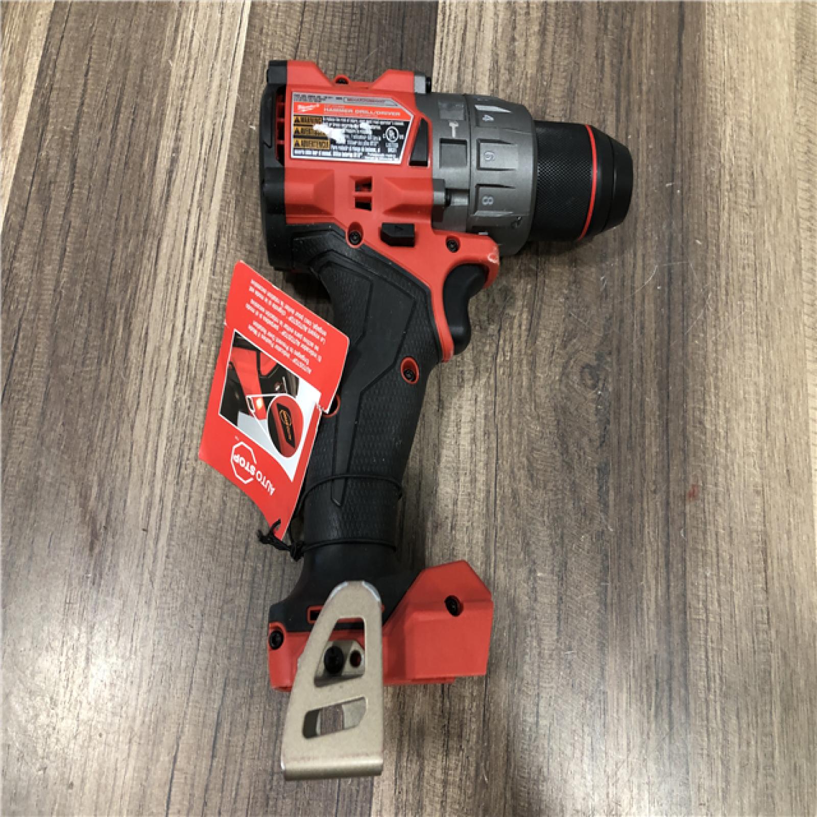 AS-IS Milwaukee FUEL 18V Lithium-Ion Brushless Cordless 1/2 in. Hammer Drill/Driver (Tool-Only)