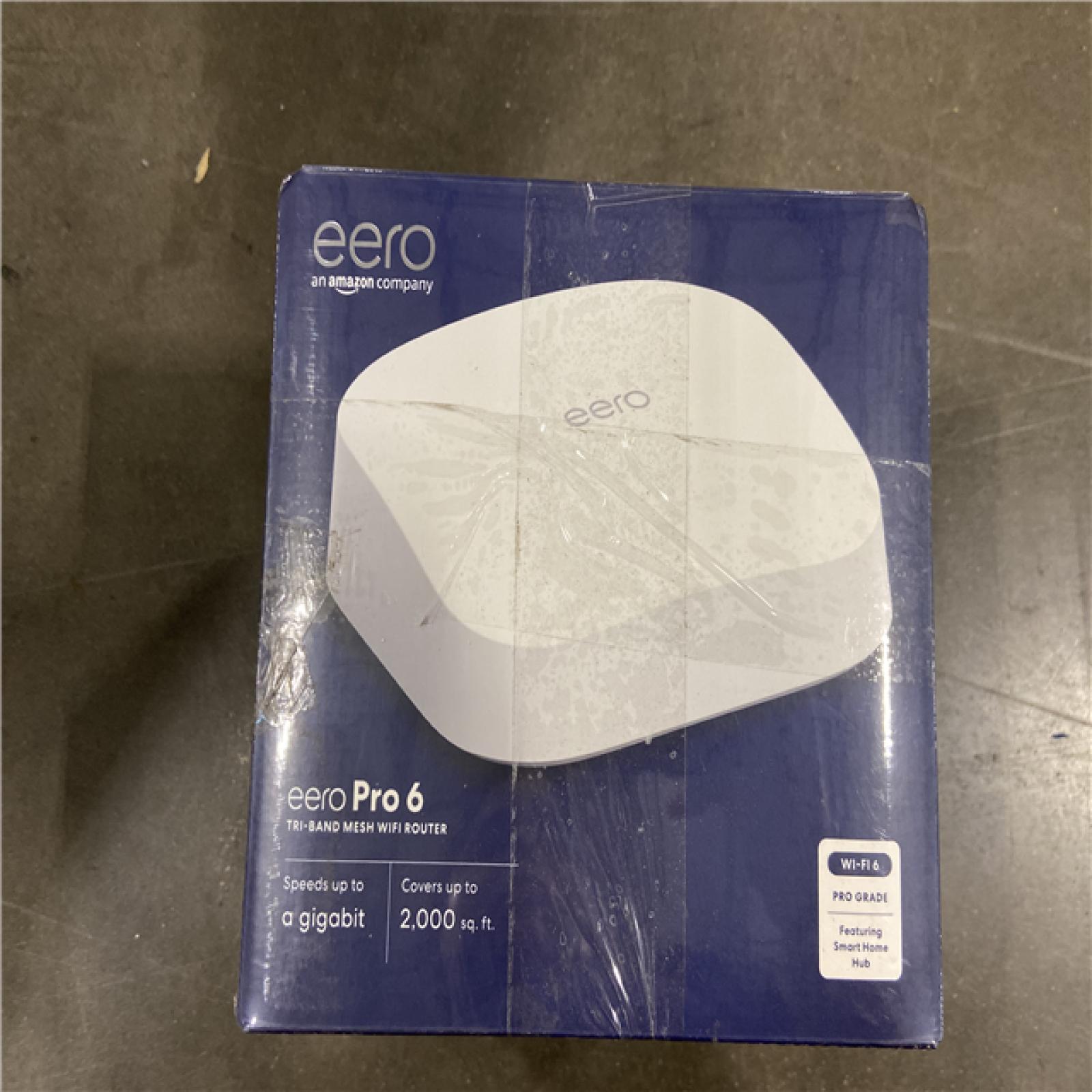 NEW! - eero  Pro 6 AX4200 Tri-Band Mesh Wi-Fi 6 Router - White (2 UNITS)