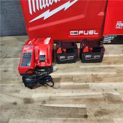 HOUSTON LOCATION - AS-IS MILWAUKEE FUEL 18V Lithium-Ion Brushless Cordless Hammer Drill and Impact Driver Combo Kit (2-Tool) with 2 Batteries