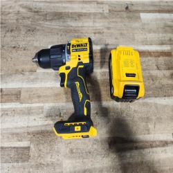 Houston Location AS-IS DEWALT ATOMIC 20V Lithium-Ion Cordless 1/2 in. Hammer Drill Kit