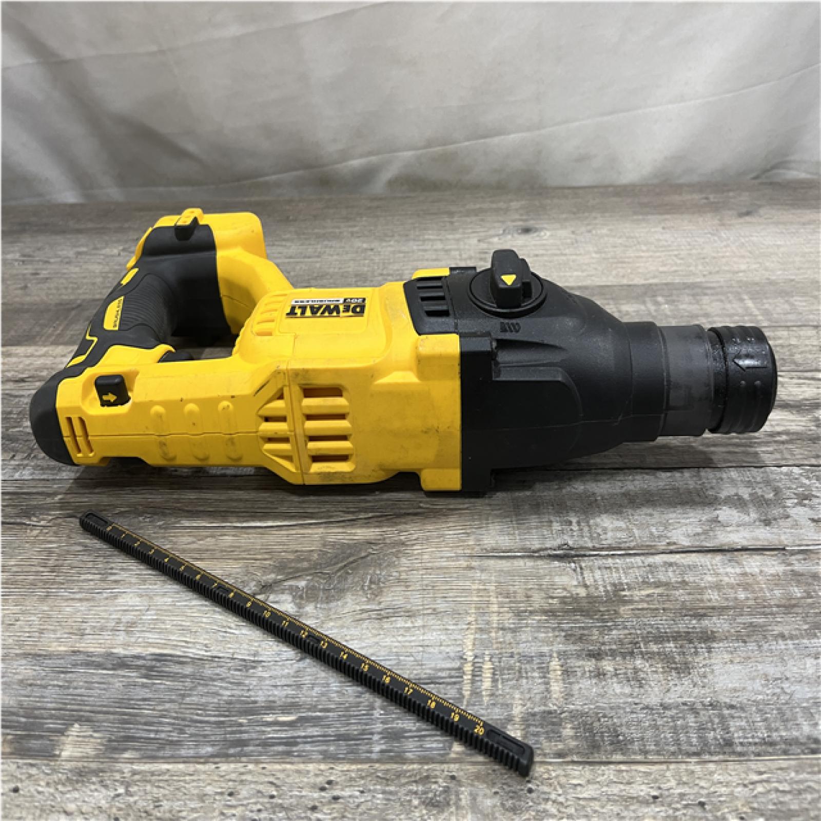 AS-IS DEWALT 20V MAX Cordless Brushless 1 in. SDS Plus D-Handle Concrete and Masonry Rotary Hammer (Tool Only)