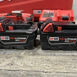 AS-IS Milwaukee FUEL 18V Lithium-Ion Brushless Cordless Hammer Drill and Impact Driver Combo Kit