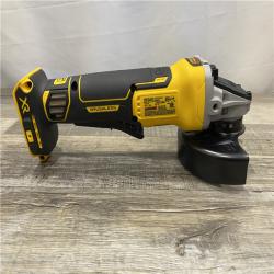 AS-IS DEWALT 20-Volt MAX XR Lithium-Ion Cordless Brushless 4-1/2 in. Paddle Switch Small Angle Grinder w/ Kickback Brake (Tool-Only)