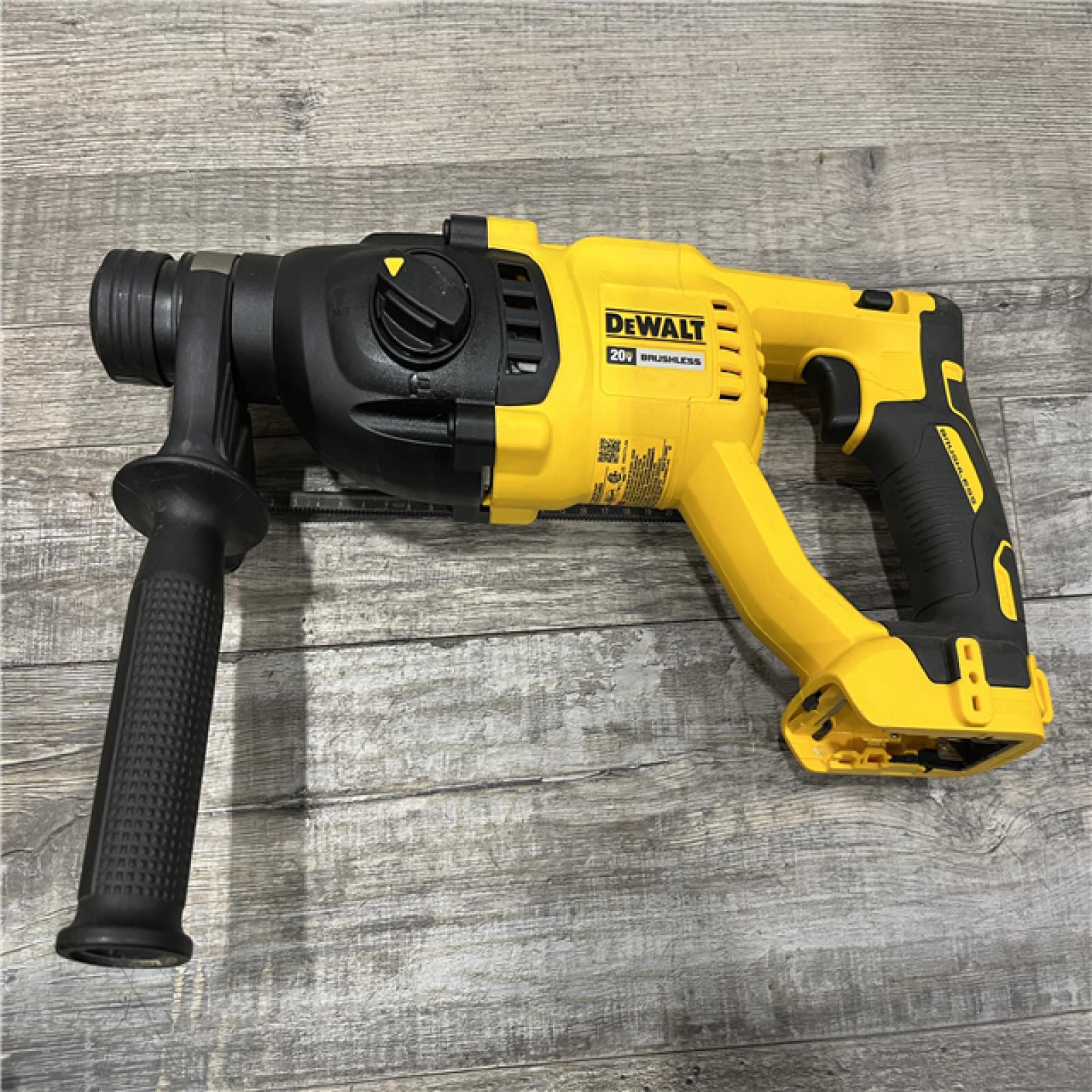 AS-IS DEWALT 20V MAX Cordless Brushless 1 in. SDS Plus D-Handle Concrete and Masonry Rotary Hammer (Tool Only)