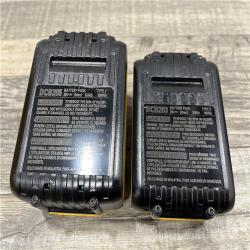 AS-IS DEWALT 20V MAX Lithium-Ion Battery Kit with 5.0Ah and 2.0Ah Battery and Charger