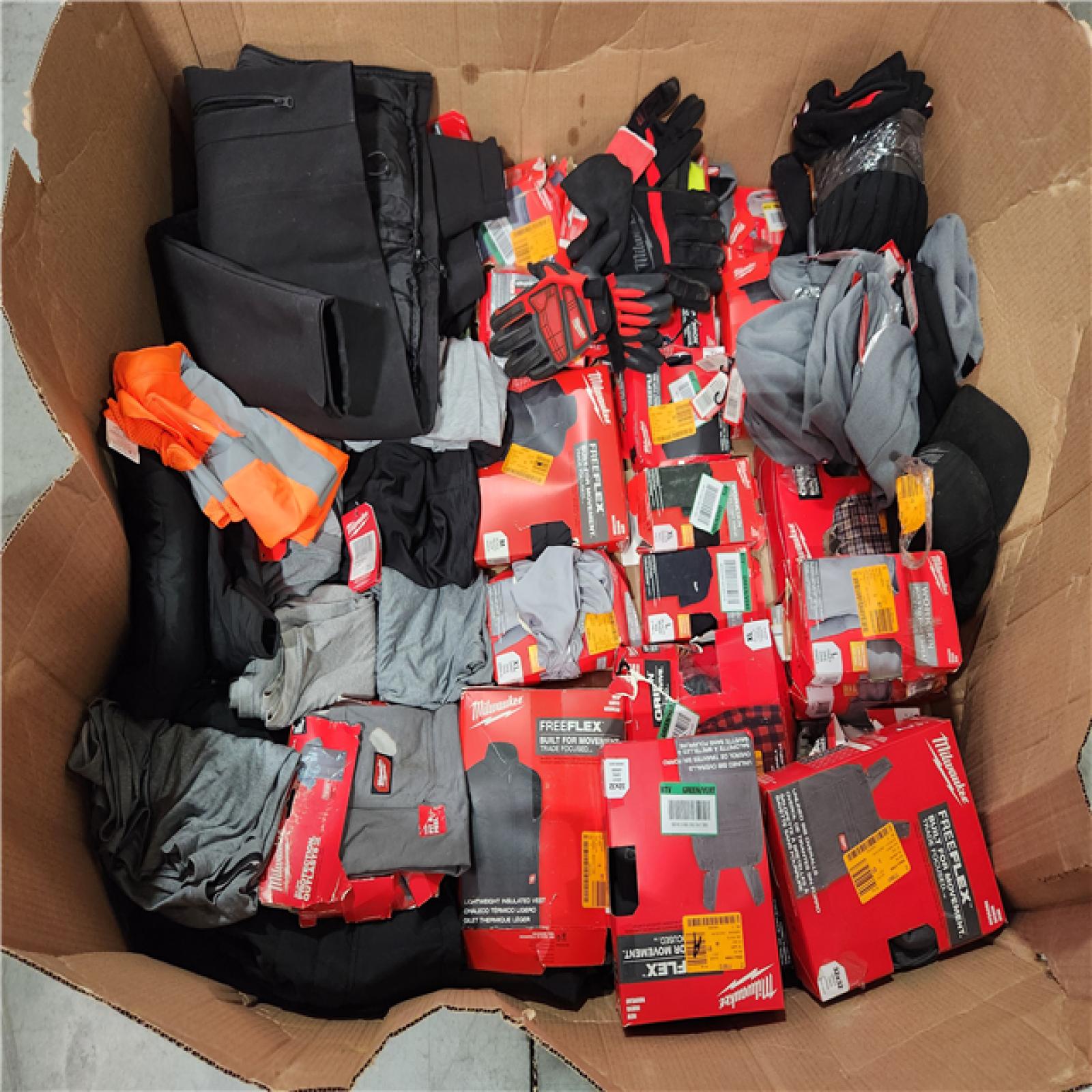 CALIFORNIA AS-IS MILWAUKEE CLOTHES PALLET