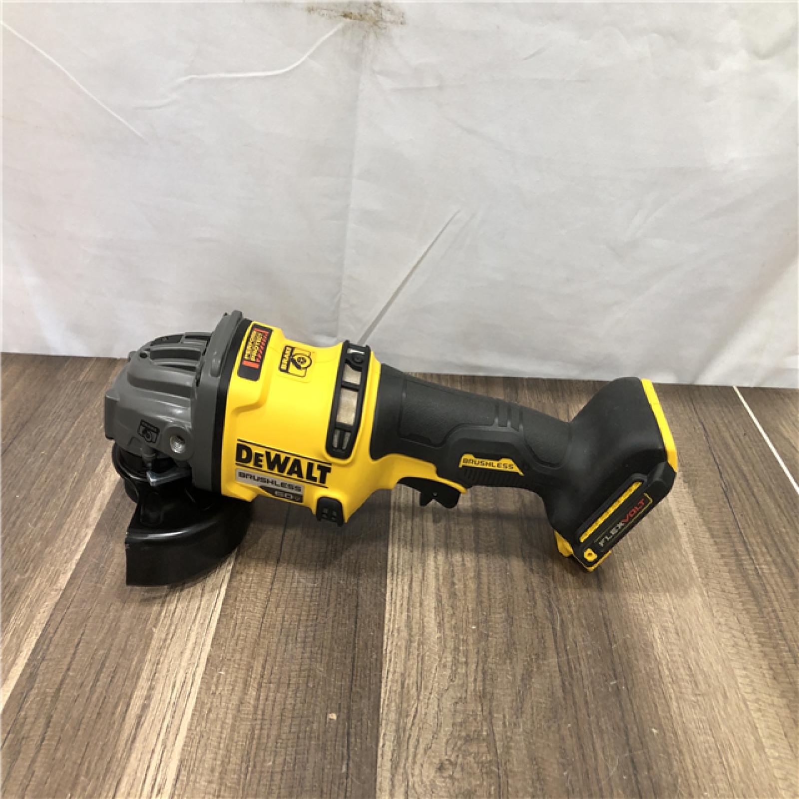 AS-IS DEWALT FLEXVOLT 60V MAX Cordless Brushless 4.5 in. to 6 in. Small Angle Grinder with Kickback Brake (Tool Only)
