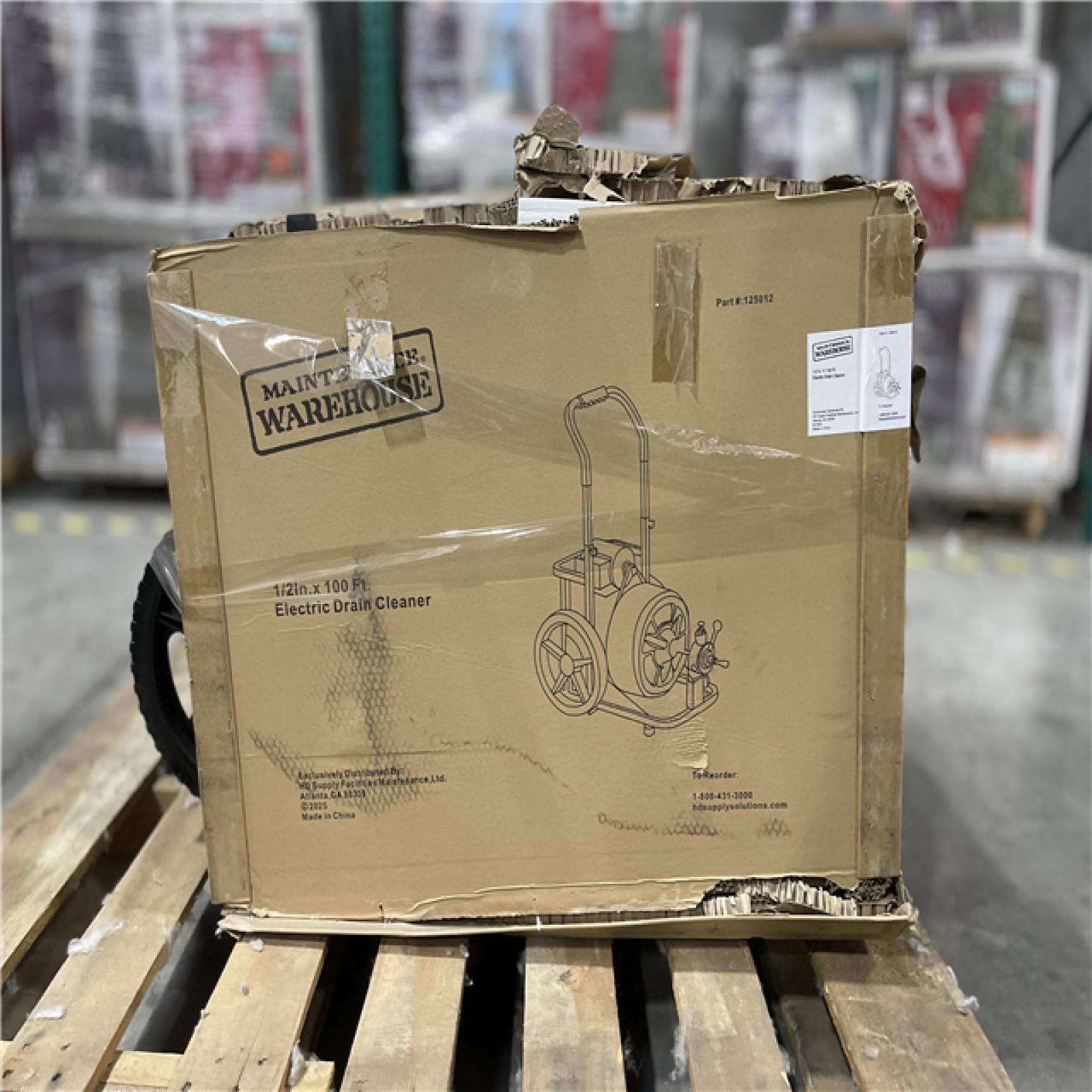 DALLAS LOCATION - Maintenance Warehouse® 1/2 In. X 100 Ft. Electric Drain Cleaner