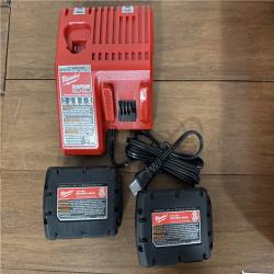 California AS-IS Milwaukee M18 Short Throw Press Tool Kit with Pex Crimp Jaws, Includes (2) Batteries, Charger & Hard Case; Appears in Excellent Condition