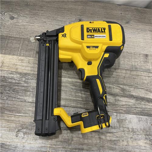 AS-IS DEWALT 20V MAX XR Lithium-Ion Electric Cordless 18-Gauge Brad Nailer (Tool Only)