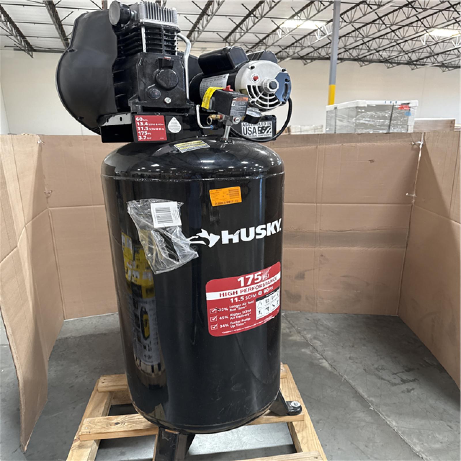 California AS-IS Husky 60 Gallon Air Compressor