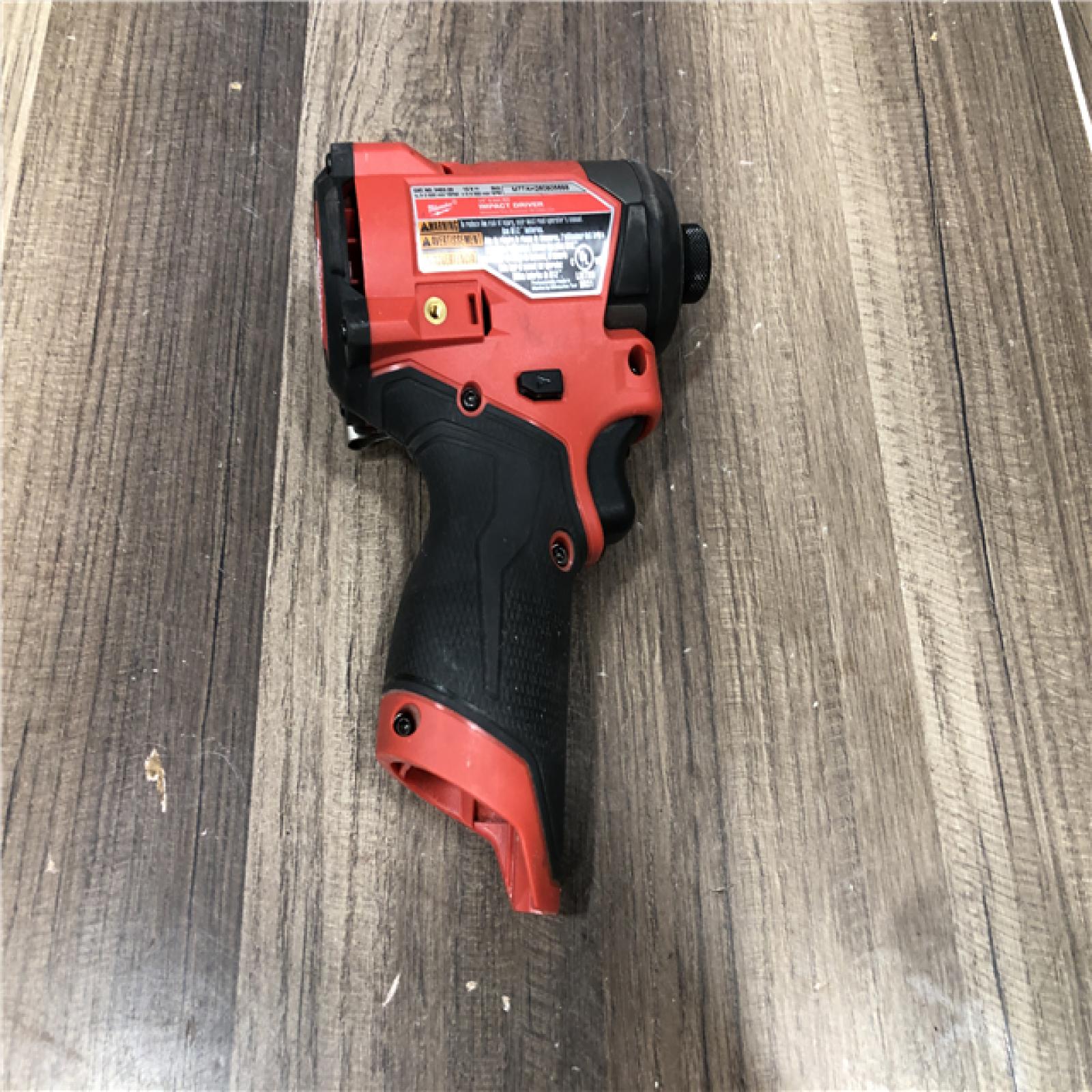 AS-IS Milwaukee FUEL 12V Lithium-Ion Brushless Cordless 1/4 in. Hex Impact Driver (Tool-Only)