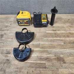 HOUSTON LOCATION - AS-IS DeWalt FLEXVOLT 60V Cordless 4-1/2 to 6 in. Grinder Kit (Battery & Charger)