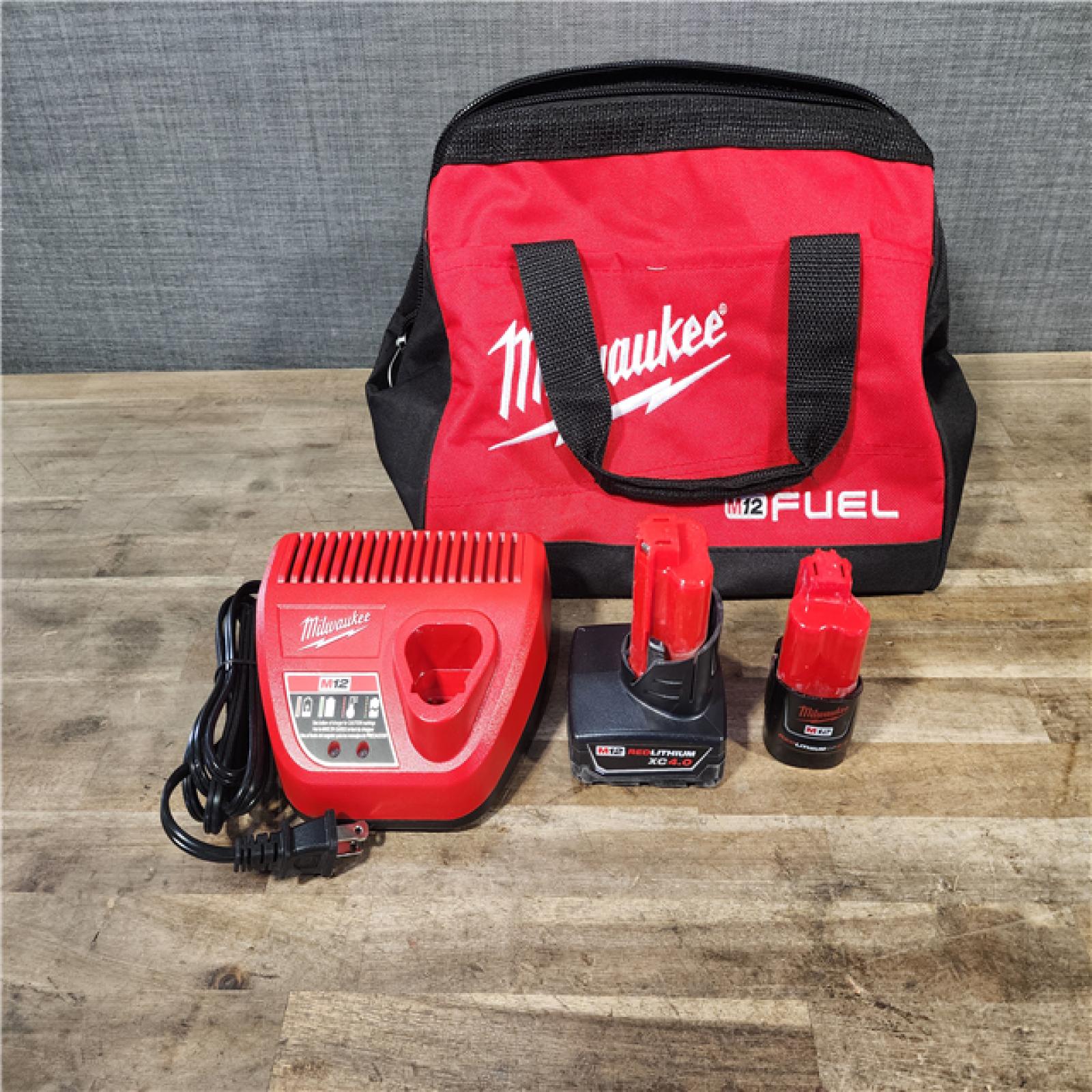HOUSTON LOCATION - AS-IS Milwaukee 3497-22 12V Brushless Hammer Drill and Impact Driver Combo Kit