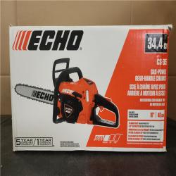 Phoenix LIKE NEW ECHO 16 in. 34.4 cc Gas 2-Stroke Engine Rear Handle Chainsaw