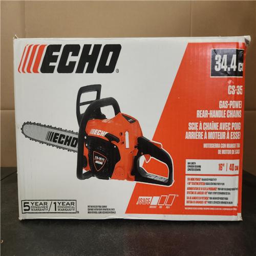 Phoenix LIKE NEW ECHO 16 in. 34.4 cc Gas 2-Stroke Engine Rear Handle Chainsaw