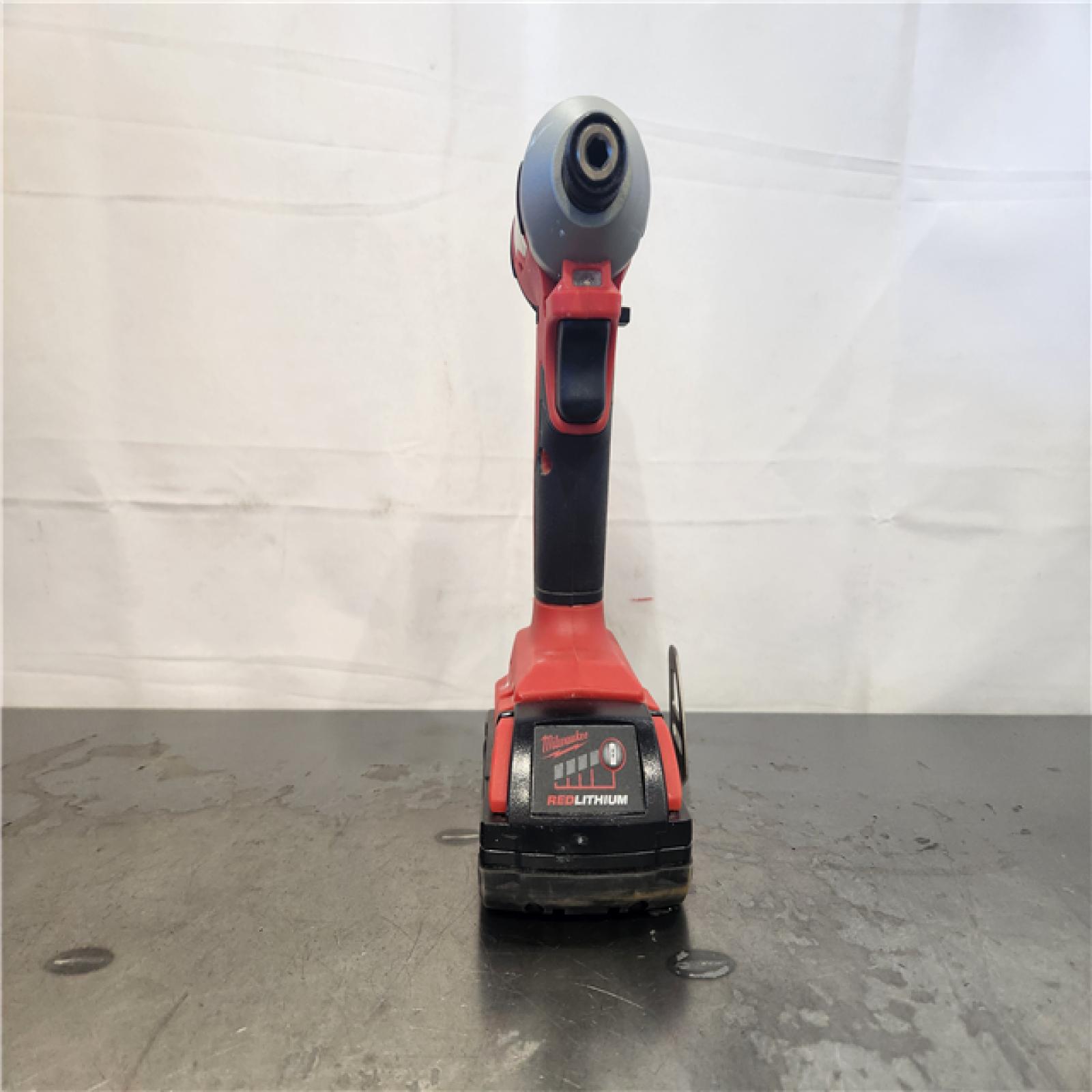 AS-IS- Milwaukee M18 Compact Brushless 1/4  Hex Impact Driver Kit