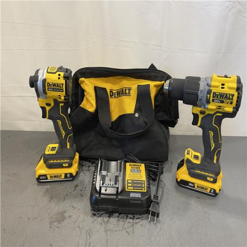 AS-IS - DEWALT 20V MAX XR Cordless Drill/Driver  ATOMIC Impact Driver 2 Tool Combo Kit