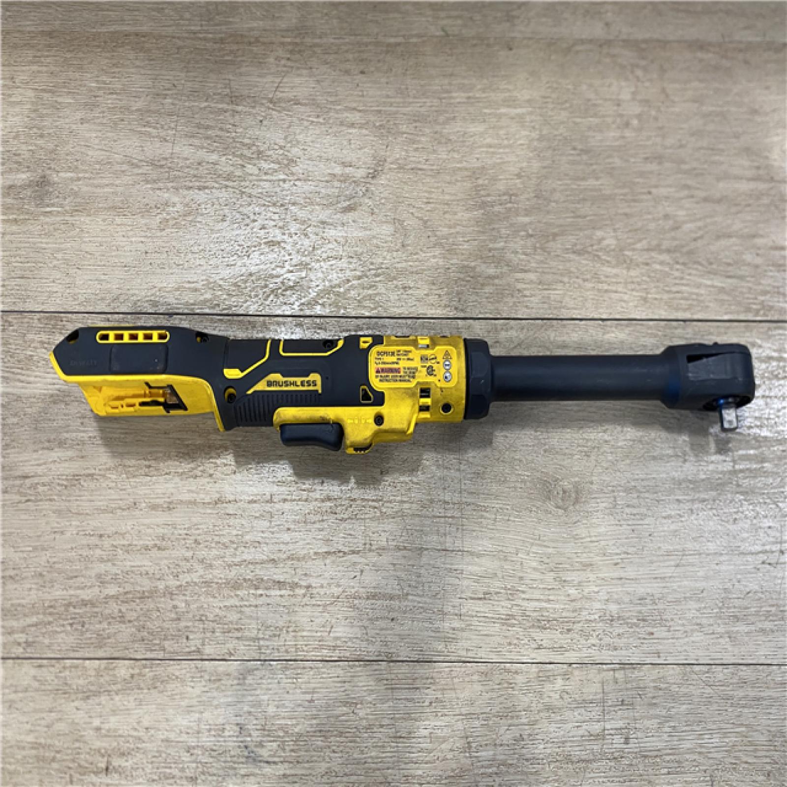 AS-IS DEWALT ATOMIC 20V MAX 3/8 in. Extended Reach Cordless Ratchet (Tool Only)