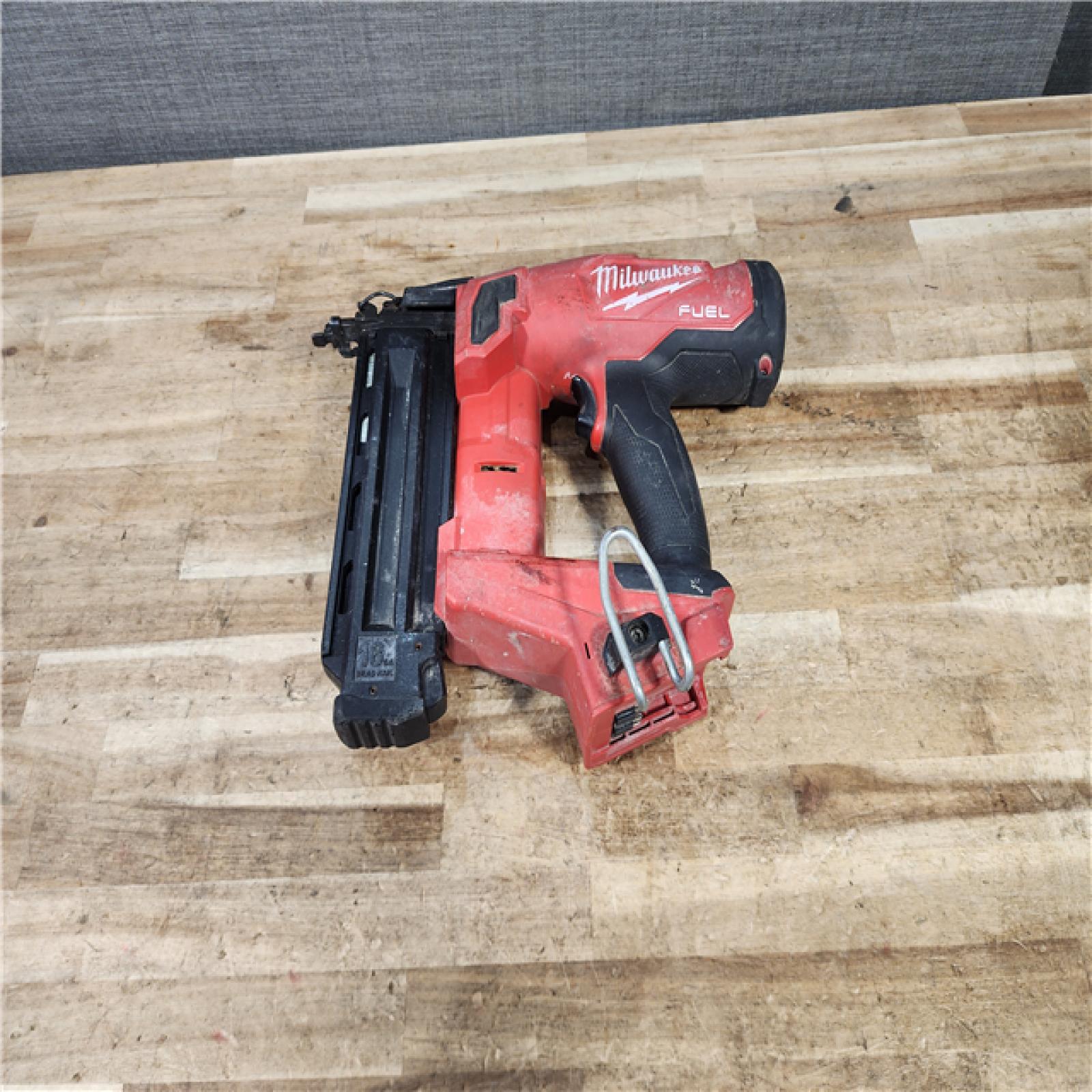 HOUSTON LOCATION - AS - IS Milwaukee FUEL 18-Volt Lithium-Ion Brushless Cordless Gen II 18-Gauge Brad Nailer (Tool-Only)