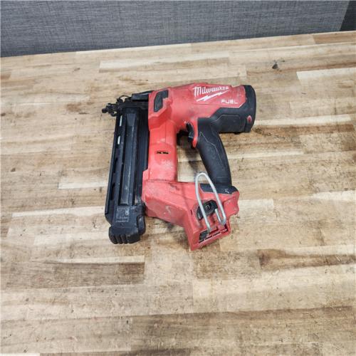 HOUSTON LOCATION - AS - IS Milwaukee FUEL 18-Volt Lithium-Ion Brushless Cordless Gen II 18-Gauge Brad Nailer (Tool-Only)