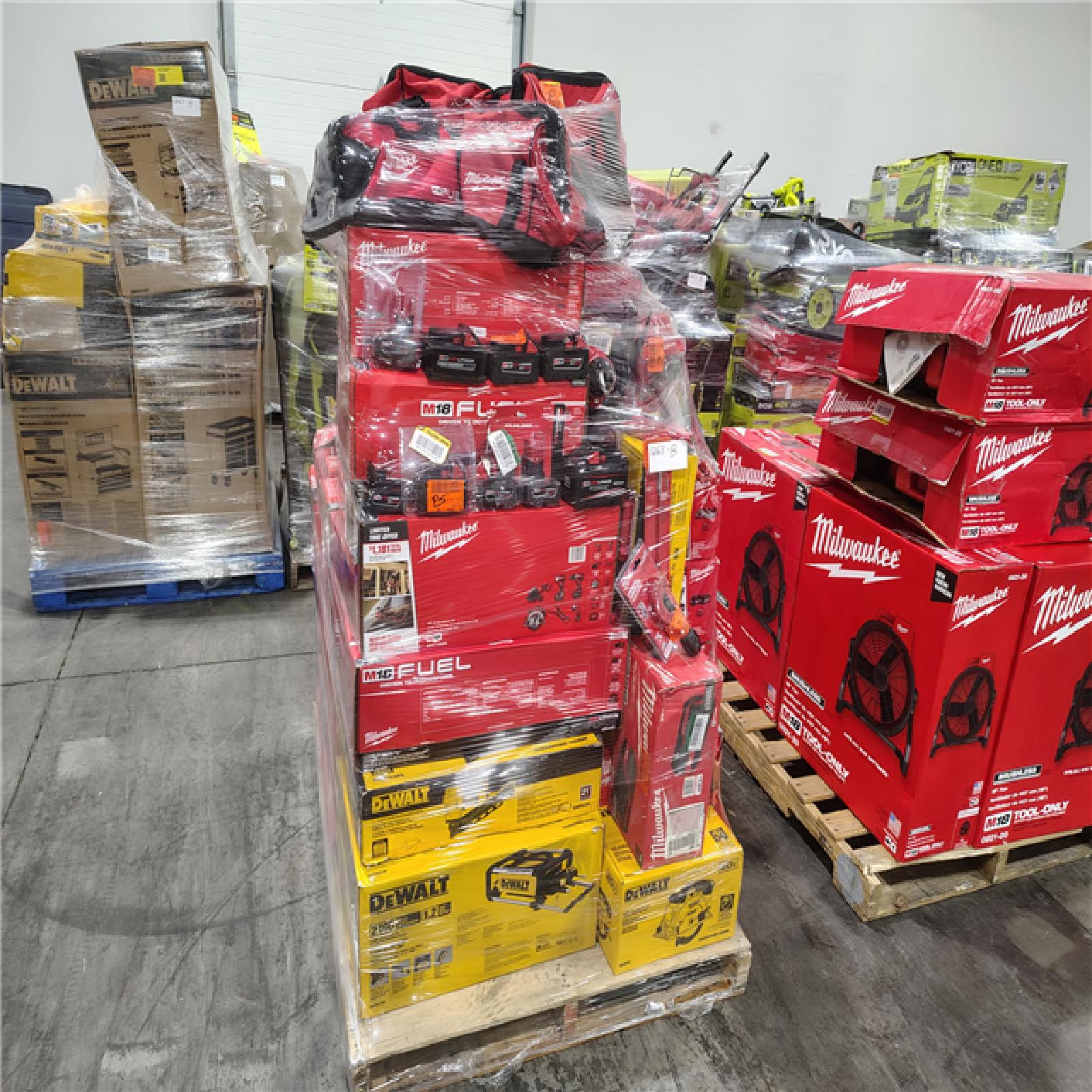 Pittston Location As-Is Power Tools Partial Truckload (13 Pallets) 1263-B