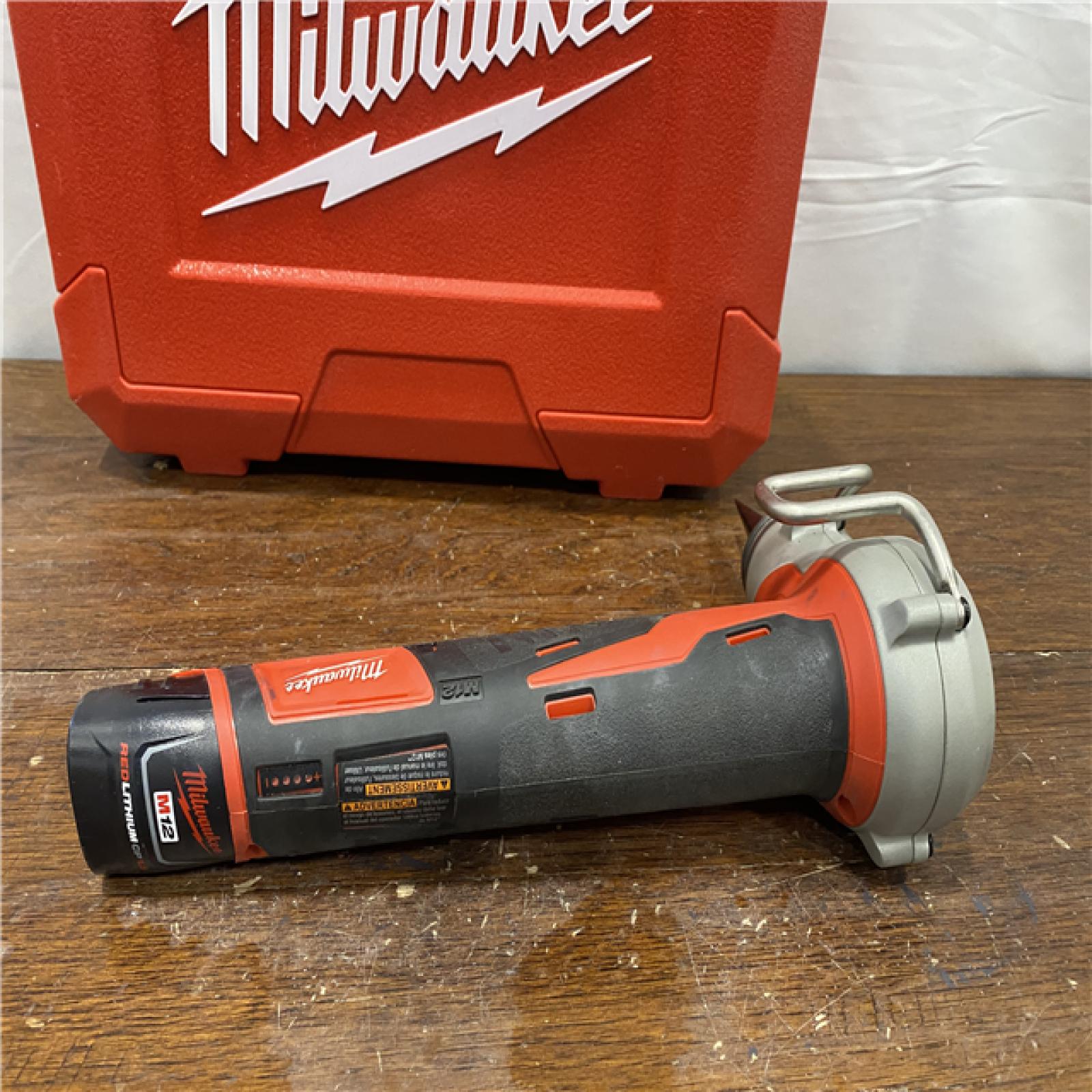 AS-IS M12 12-Volt Lithium-Ion Cordless PEX Expansion Tool Kit with (2) 1.5 Ah Batteries, (3) Expansion Heads and Hard Case