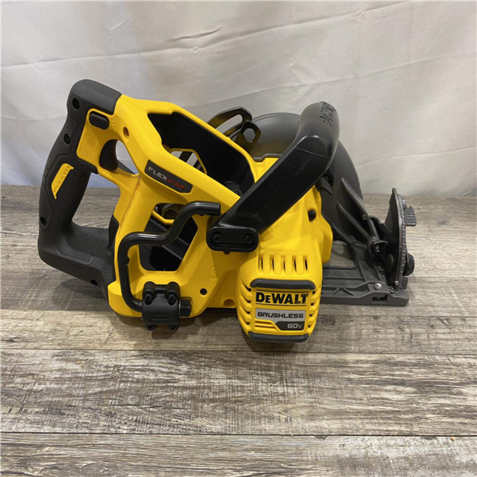 AS-IS DEWALT FLEXVOLT 60V MAX Cordless Brushless 7-1/4 in. Wormdrive Style Circular Saw (Tool Only)