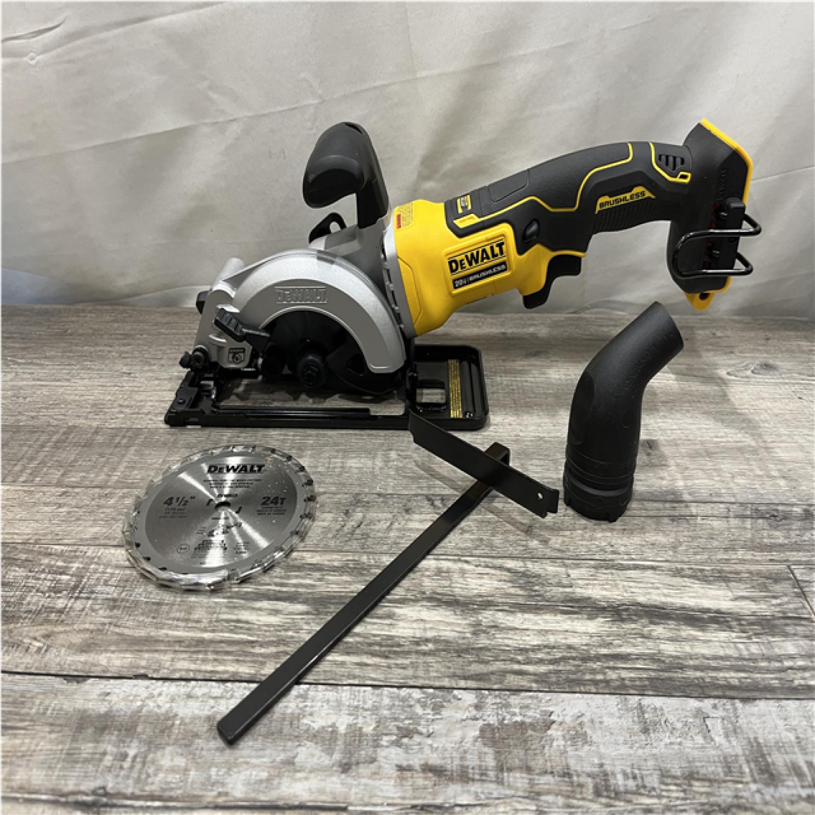 AS-IS DEWALT ATOMIC 20V MAX Cordless Brushless 4-1/2 in. Circular Saw (Tool Only)