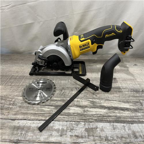AS-IS DEWALT ATOMIC 20V MAX Cordless Brushless 4-1/2 in. Circular Saw (Tool Only)