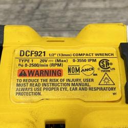 AS-IS DEWALT ATOMIC 20V MAX Cordless Brushless 1/2 in. Variable Speed Impact Wrench (Tool Only)