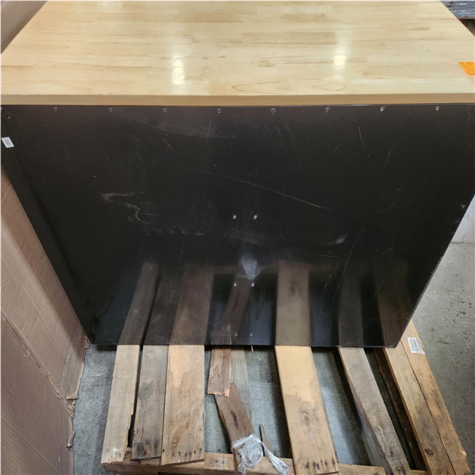 Phoenix USED Husky Tool Storage 46 in. W x 18 in. D 9-Drawer Mobile Workbench Cabinet in Gloss Black (LOCKED)