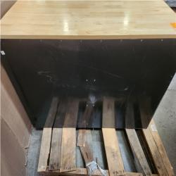Phoenix USED Husky Tool Storage 46 in. W x 18 in. D 9-Drawer Mobile Workbench Cabinet in Gloss Black (LOCKED)