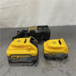 AS-IS- Dewalt Lithium-Ion Batteries and Charger Starter Kit (1.7 Ah/5 Ah) -