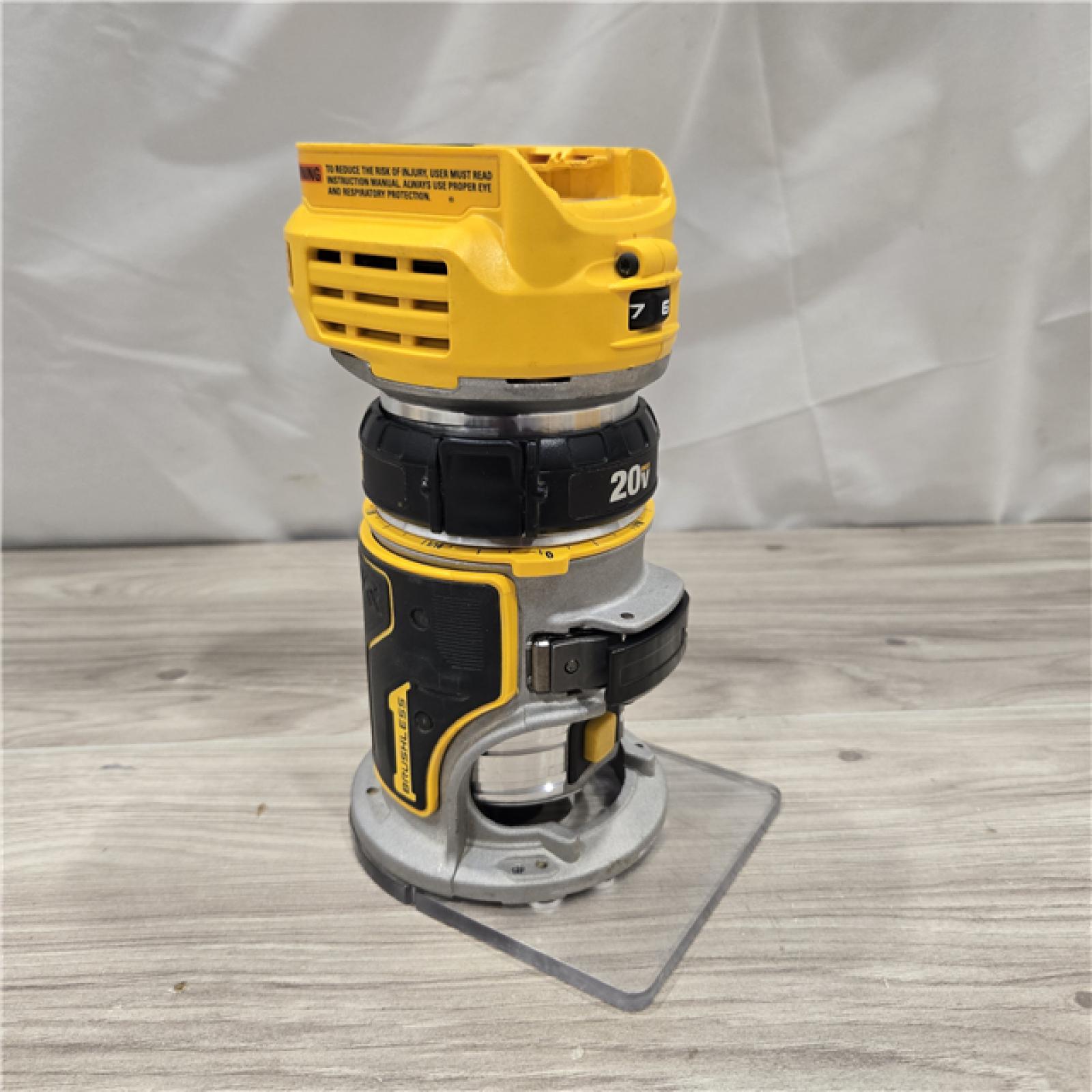 AS-IS Dewalt 20V MAX XR Cordless Compact Router (Tool Only)