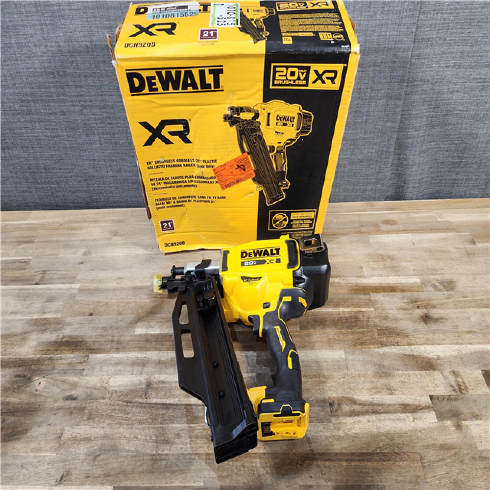 HOUSTON LOCATION - AS-IS (APPEARS LIKE NEW) DEWALT 20-Volt 21° Cordless Framing Nailer (Tool-Only)