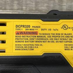 LIKE NEW - DEWALT 20V MAX Cordless Battery Powered Pruner Kit