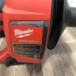 AS-IS Milwaukee 12-V Lithium-Ion Cordless Drain Snake Auger Kit