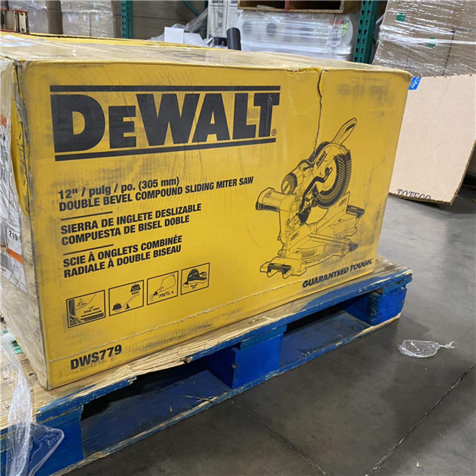 NEW- DeWalt 15 Amps 12 in. Corded Dual-Bevel Sliding Compound Miter Saw