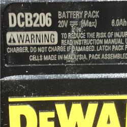 AS-IS DEWALT 20V MAX Lithium-Ion 6.0Ah and 4.0Ah Battery and Charger Starter Kit