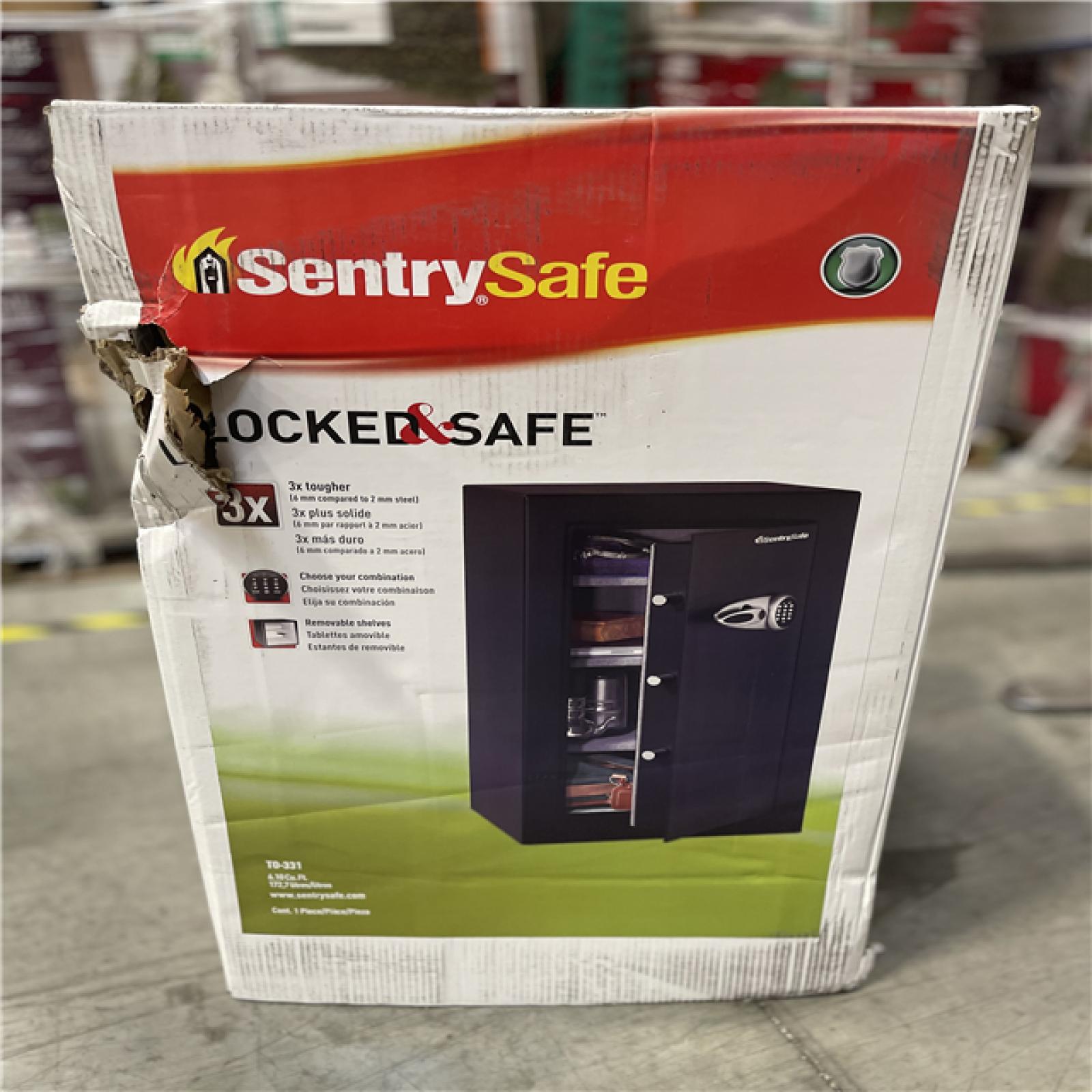 DALLAS LOCATION - AS IS! SentrySafe 6.0 cu. ft. Safe Box with Digital Lock and Shelves