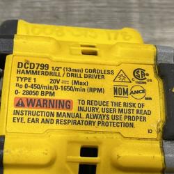 AS-IS DEWALT ATOMIC 20V Lithium-Ion Cordless 1/2 in. Hammer Drill Kit