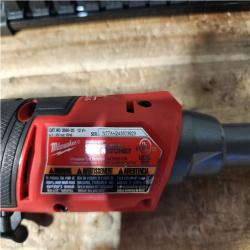 Houston Location AS-IS Milwaukee FUEL 12V Lithium-Ion Brushless Cordless 1/4 in - 3/8 in Extended Ratchet (Tool-Only)