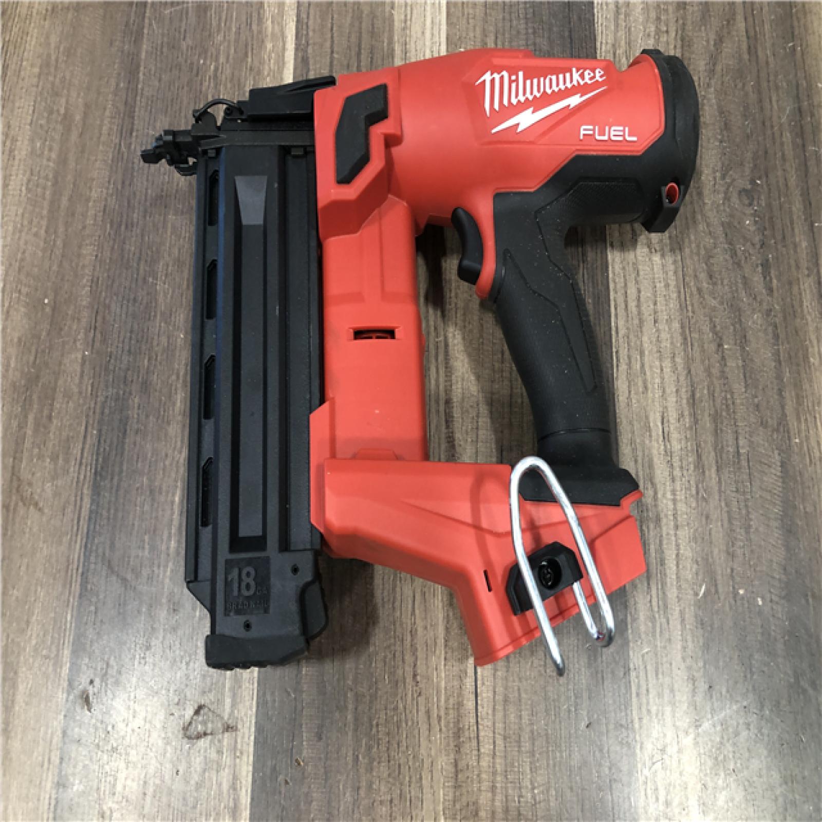 AS-IS Milwaukee FUEL 18-Volt Lithium-Ion Brushless Cordless Gen II 18-Gauge Brad Nailer (Tool-Only)