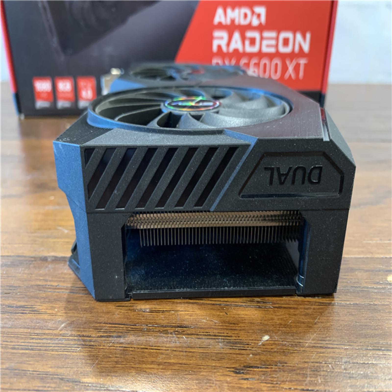 AS-IS ASUS DUAL RADEON RX6600 XT Videocard OC Edition 8GB GDDR6 DUAL-RX6600XT-O8G
